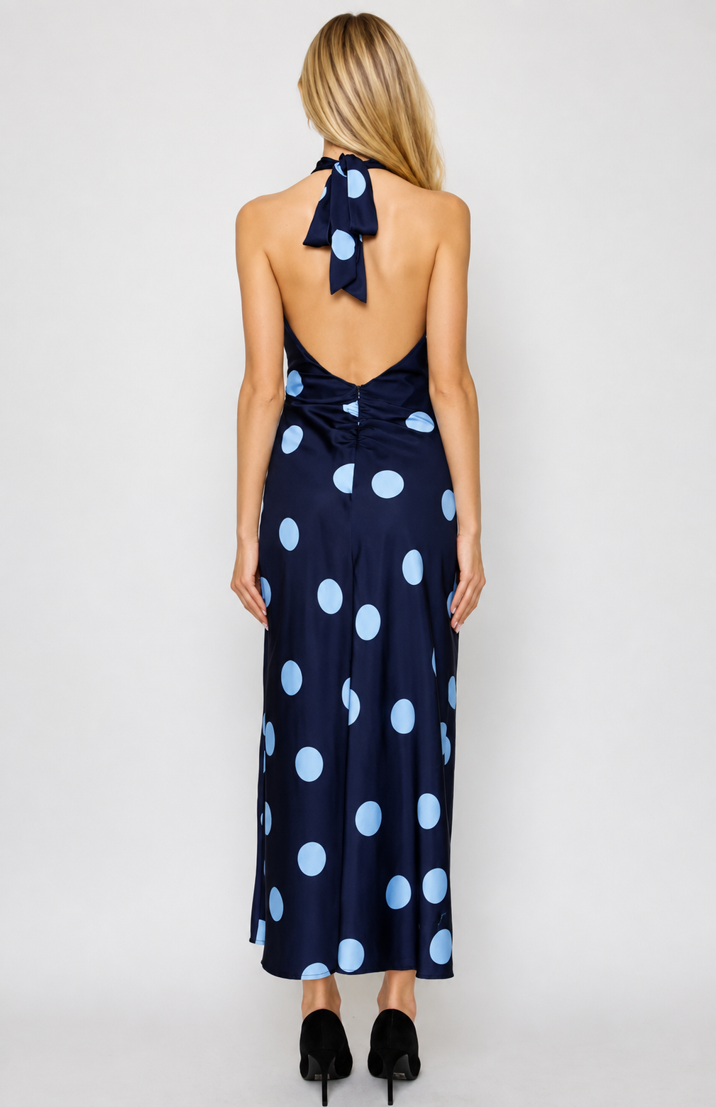 After Midnight Midi Polka Dot Dress