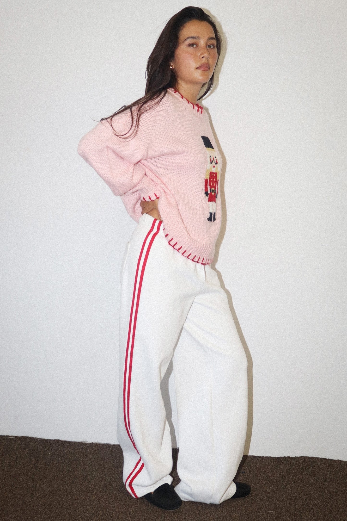 Pink Nutcracker Sweater