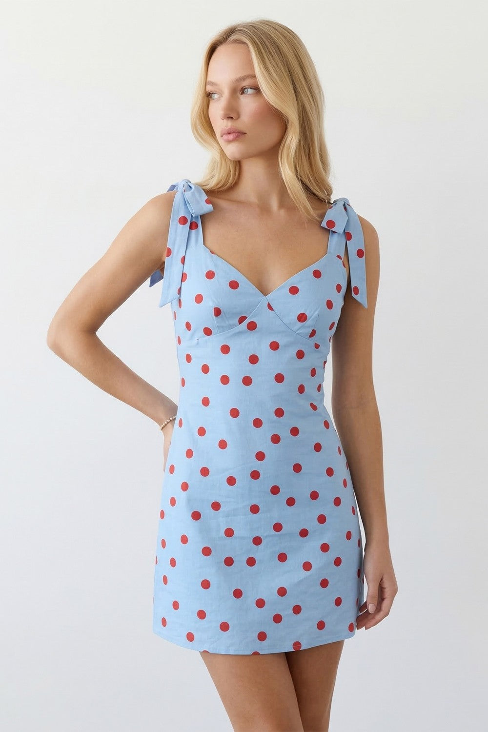 American Honey Polka Dot Mini Dress (PRE-ORDER/AVAILABLE TO SHIP 6/19)