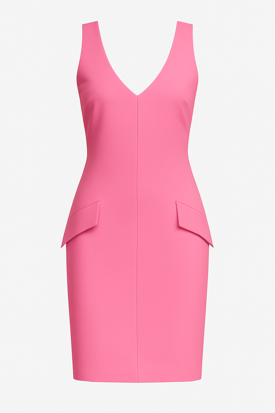 Poppy Pink Mini Dress