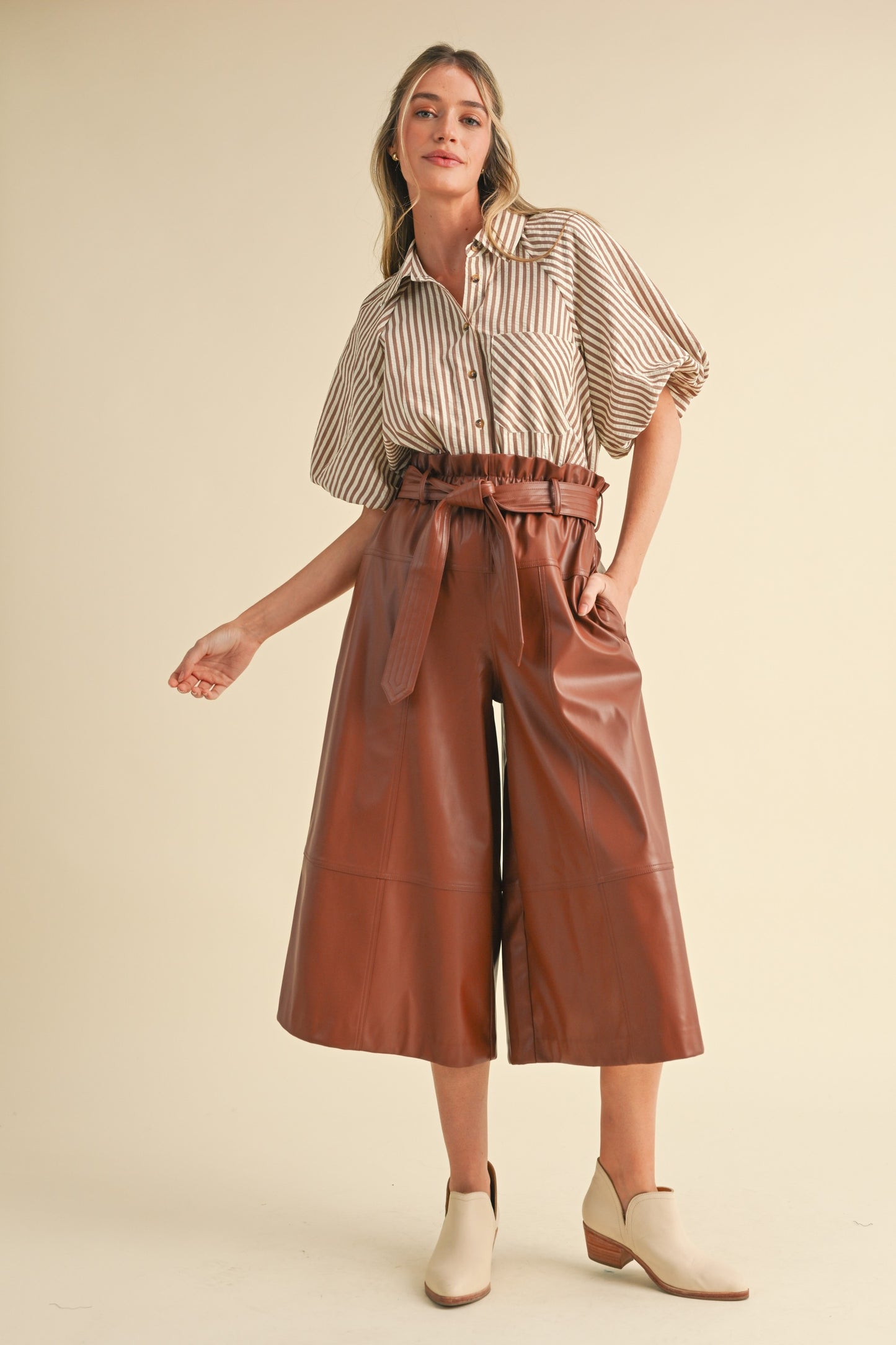 Espresso Lane Blouse - PREORDER (AVAILABLE TO SHIP 7/3)