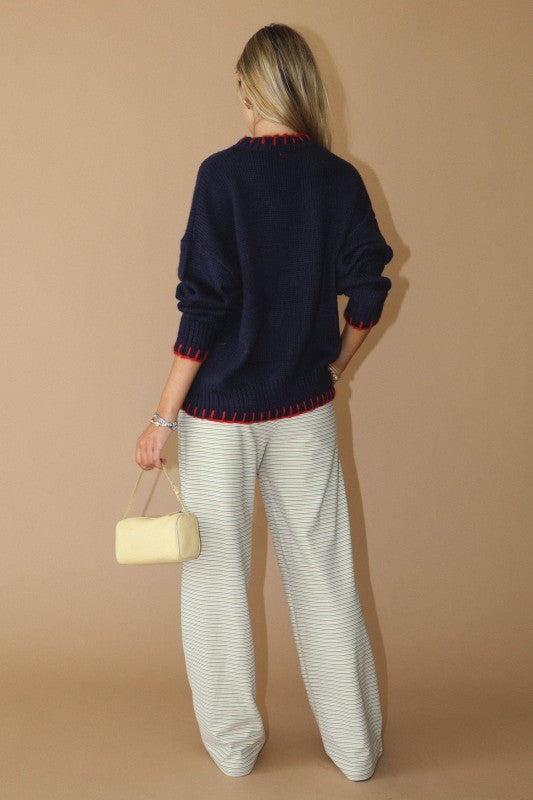 The Coastal Catch Sweater