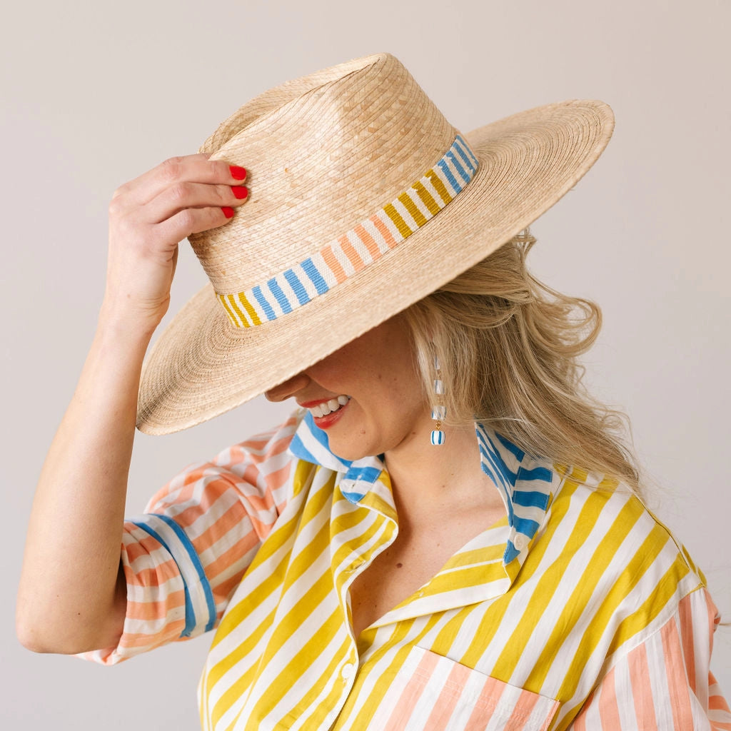 Colorful Daydreamer Palm Hat (M/L)