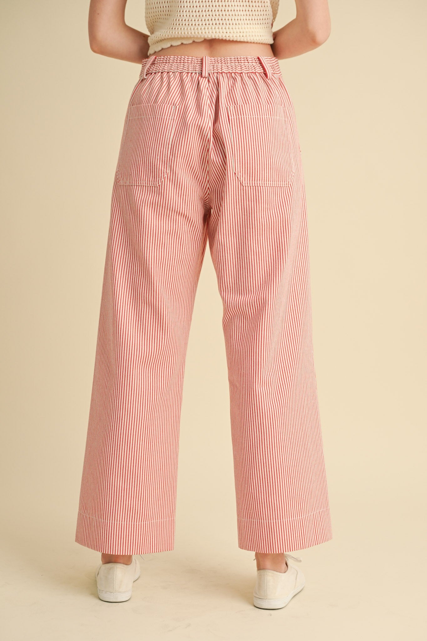 Jane Striped Wide Leg Pants