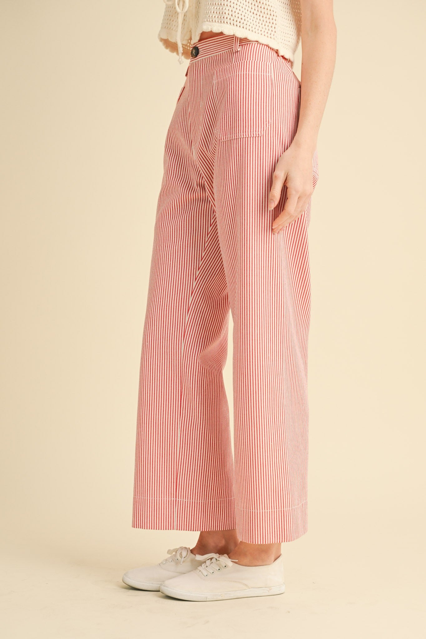 Jane Striped Wide Leg Pants