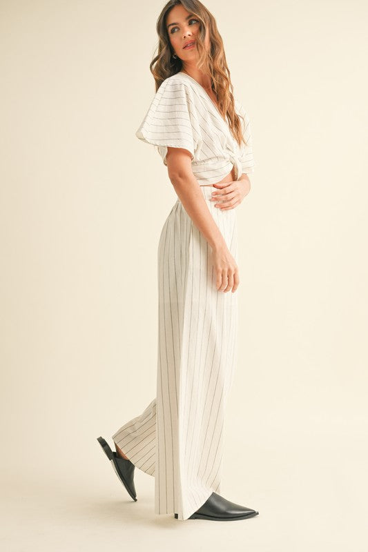 The Harbor Stripe Twist Top