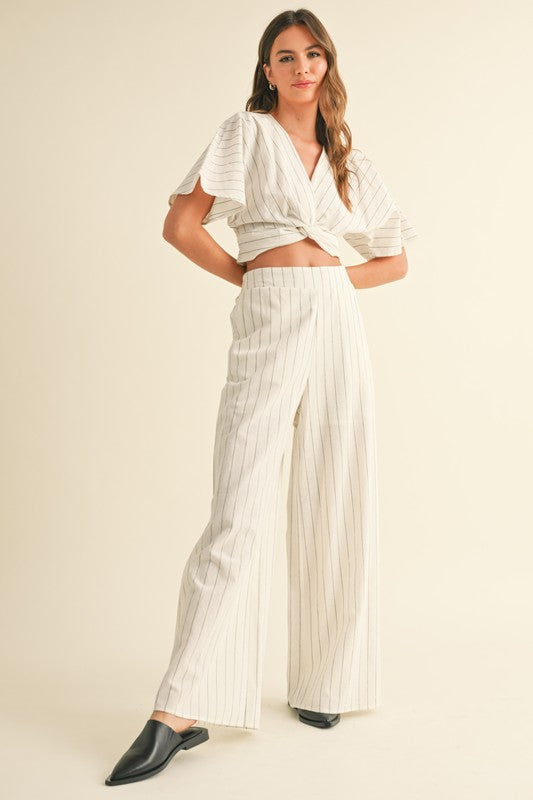 The Harbor Stripe Twist Top