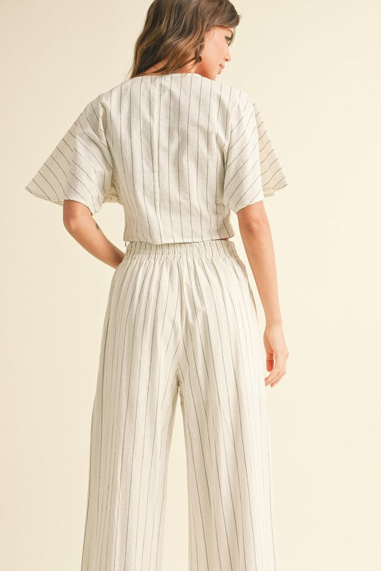 The Harbor Stripe Twist Top