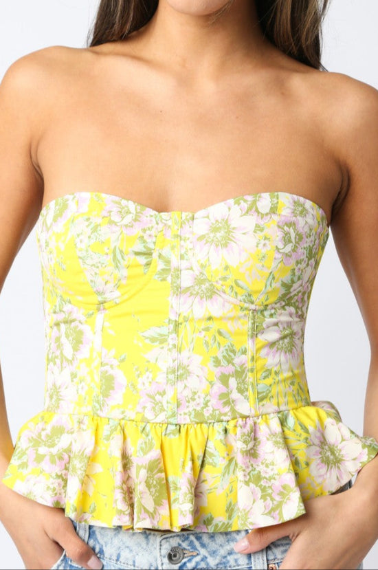 Wildflower Kiss Peplum Top