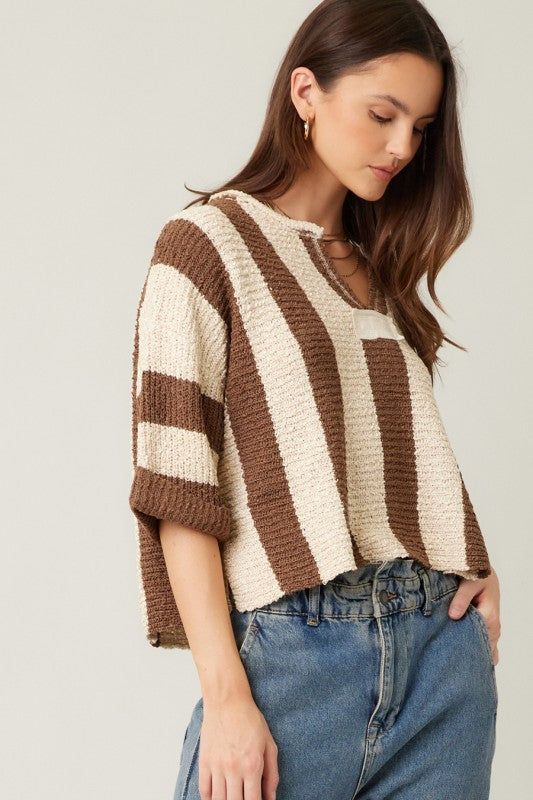 Cocoa Coast Knit Top