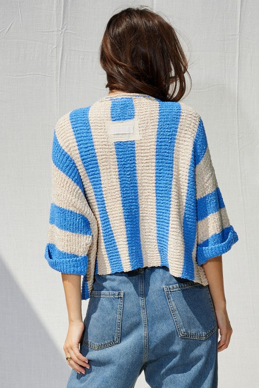 Seaside Stripe Knit Top