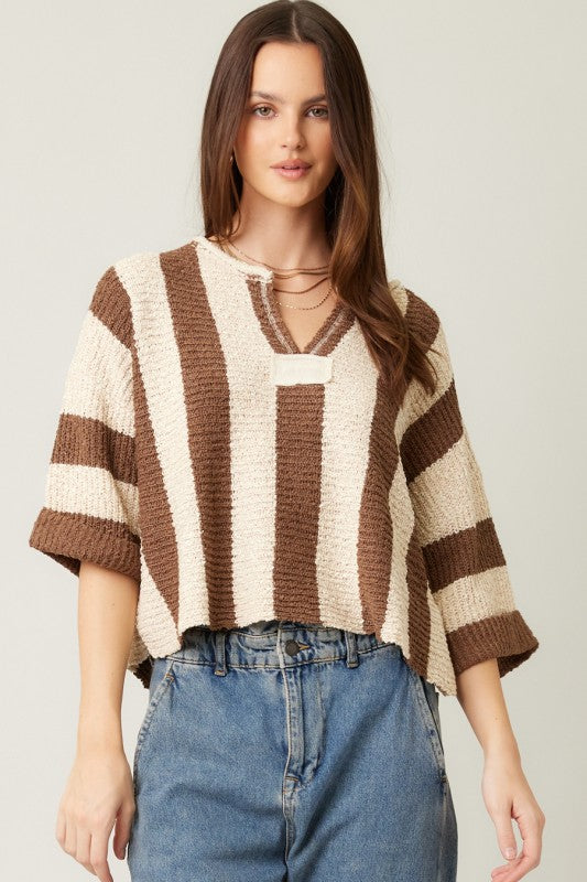 Cocoa Coast Knit Top