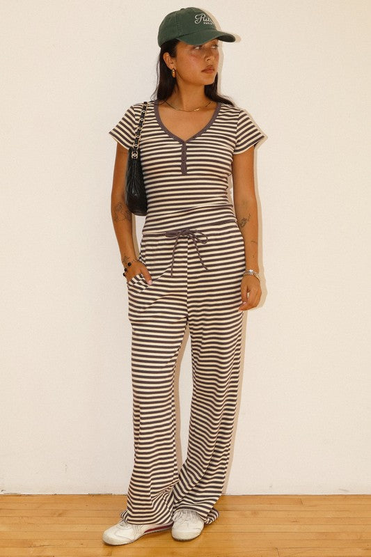 Living For The Weekend Striped Set