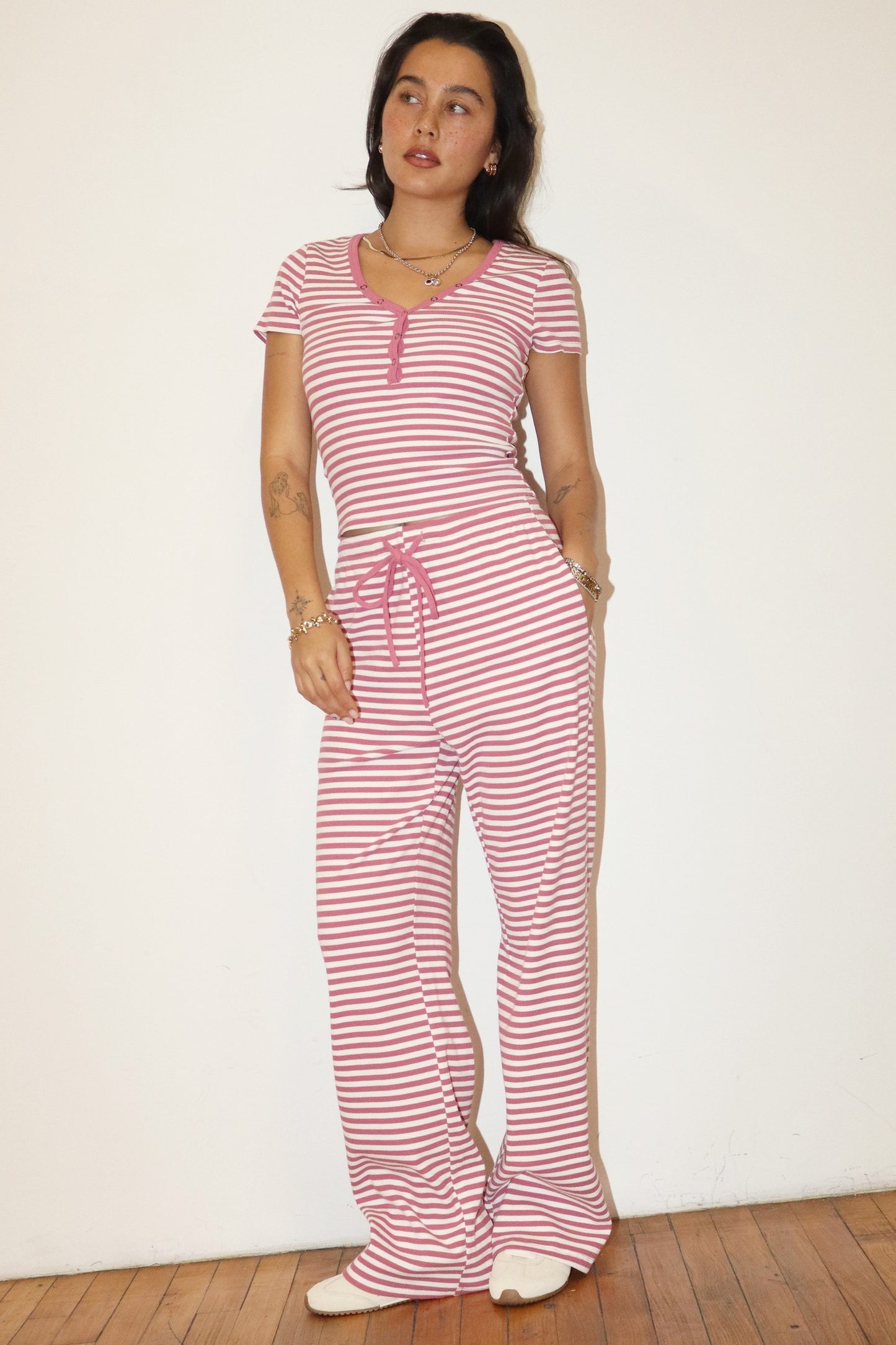 Sam Striped Longe Set