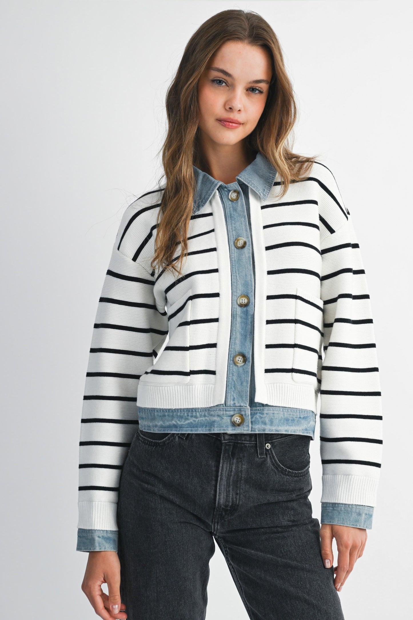 The Camden Stripe Denim Jacket