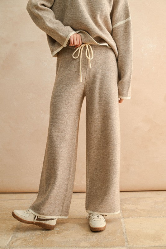 Mocha Cloud Knit Pants