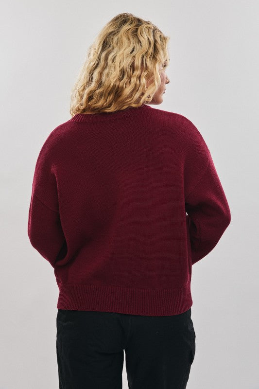 Santa Teddy Bear Graphic Sweater (PRE-ORDER - AVAILABLE 10/24)