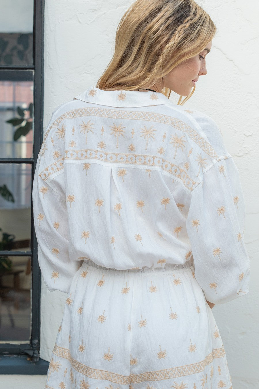 Palm Paradise Romper (PRE-ORDER/AVAILABLE TO SHIP 6/29)