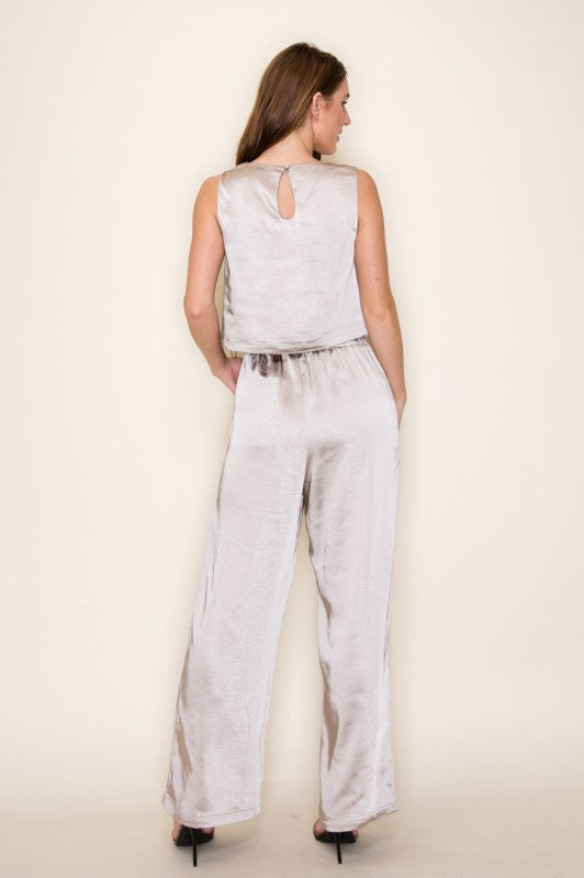 Satin Luxe Wide Leg Pants