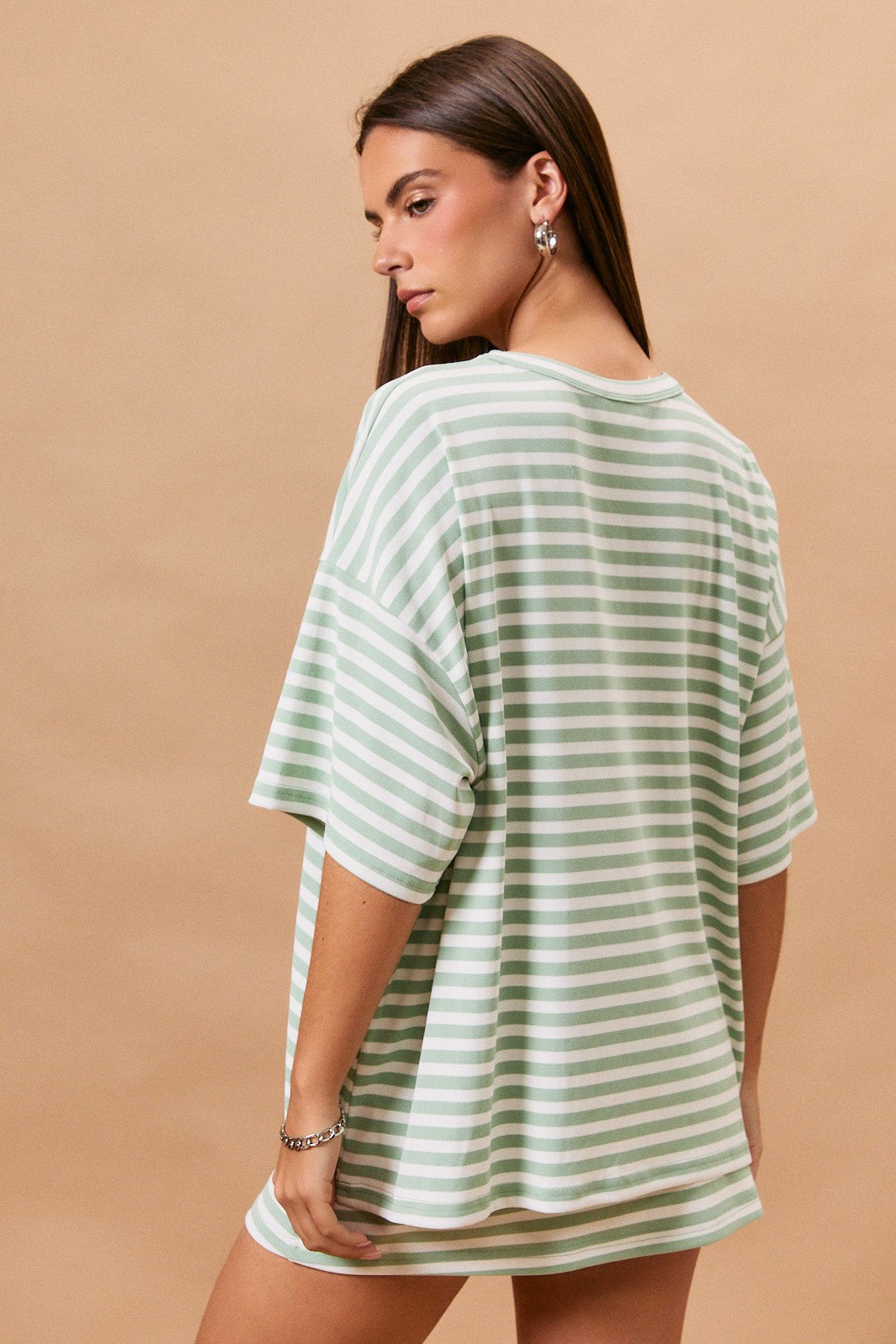 Sage Coastline Oversized Top