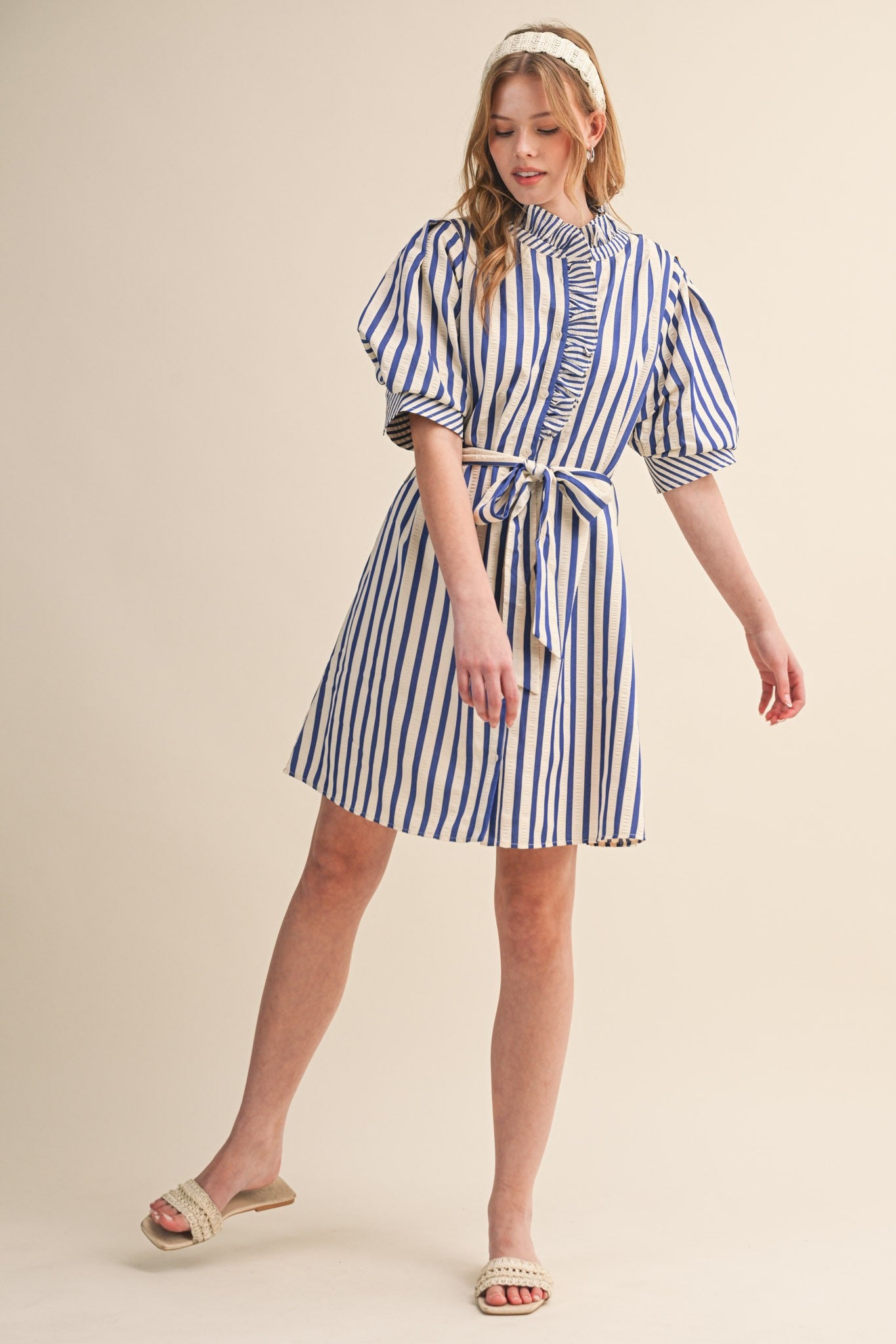 Nantucket Ruffle Mini Dress - PREORDER (AVAILABLE TO SHIP 7/3)