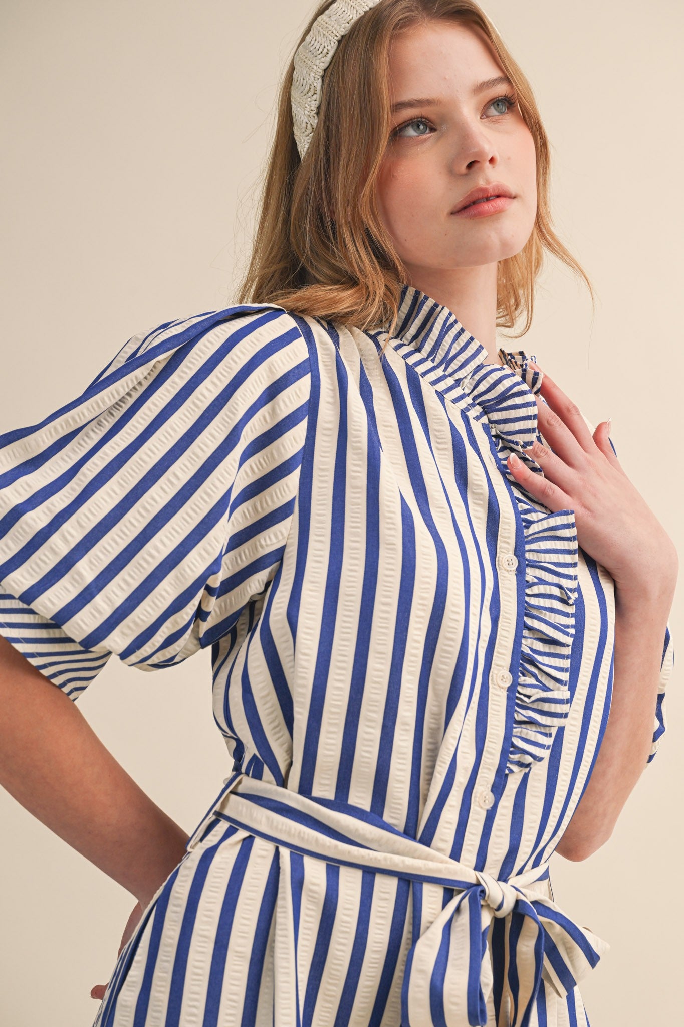 Nantucket Ruffle Mini Dress - PREORDER (AVAILABLE TO SHIP 7/3)