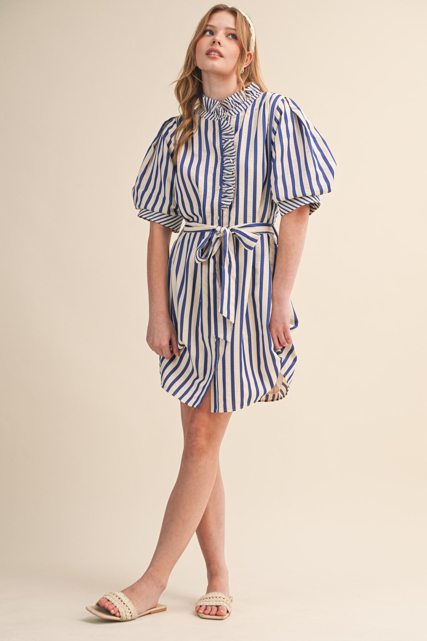 Nantucket Ruffle Mini Dress - PREORDER (AVAILABLE TO SHIP 7/3)