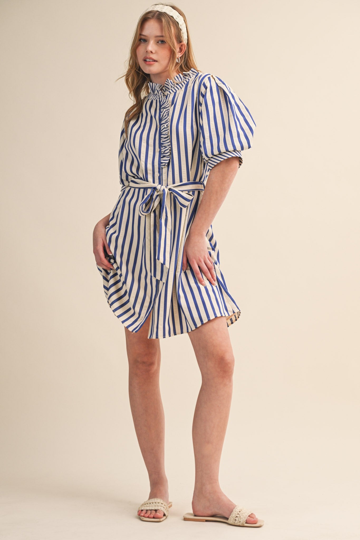 Nantucket Ruffle Mini Dress - PREORDER (AVAILABLE TO SHIP 7/3)