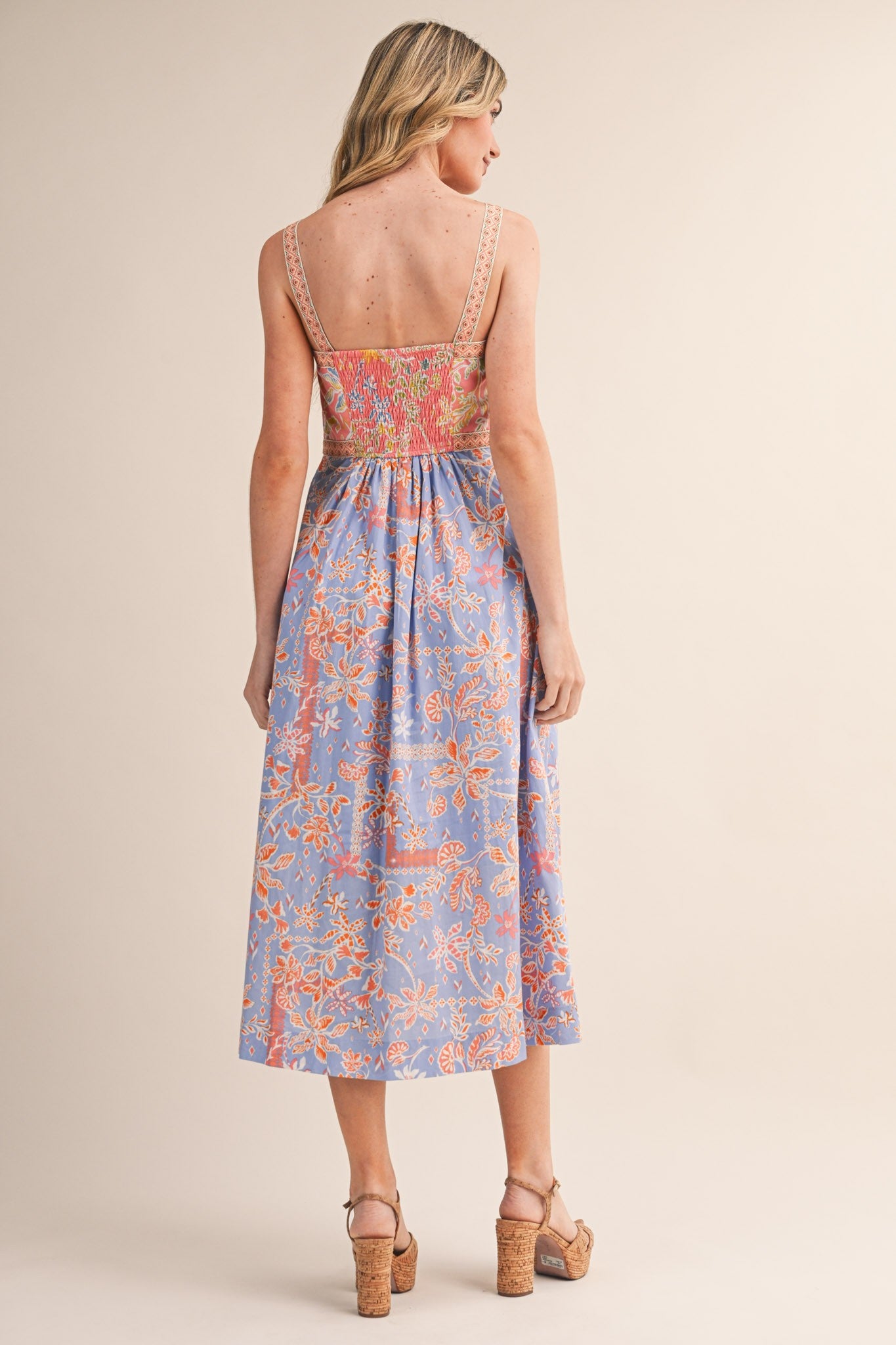 Sunset Garden Midi Dress
