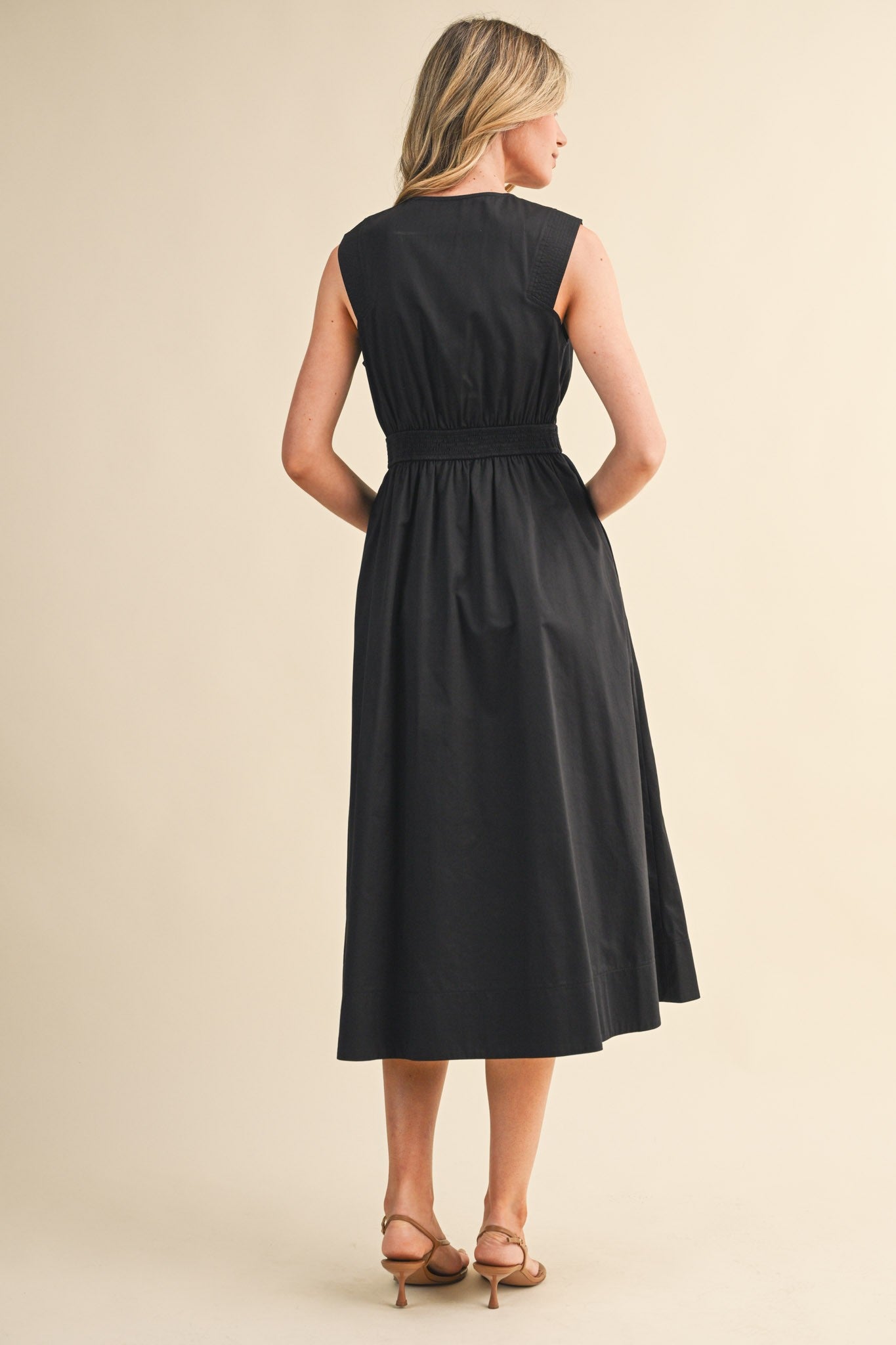 Midnight Muse Midi Dress - PREORDER (AVAILABLE TO SHIP 7/3)