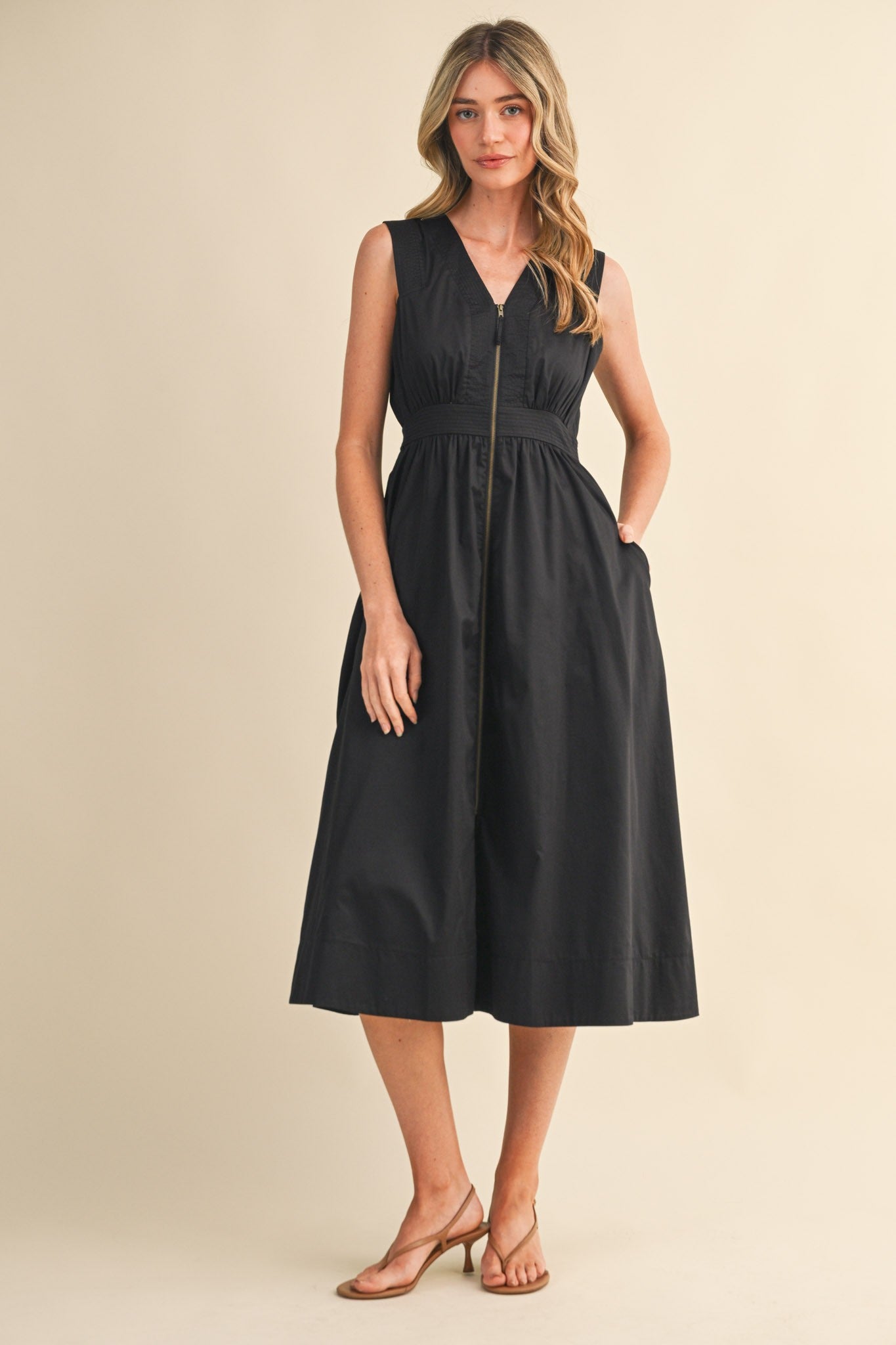 Midnight Muse Midi Dress - PREORDER (AVAILABLE TO SHIP 7/3)