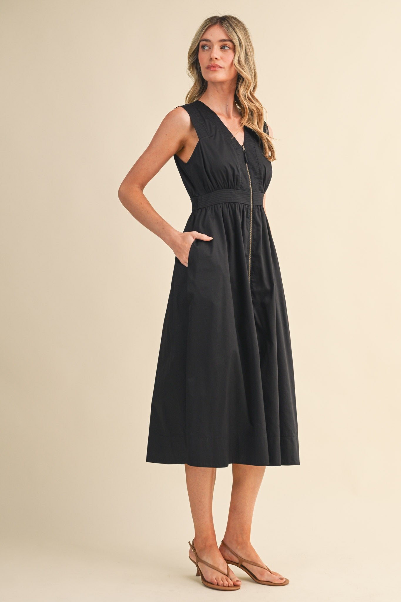 Midnight Muse Midi Dress - PREORDER (AVAILABLE TO SHIP 7/3)