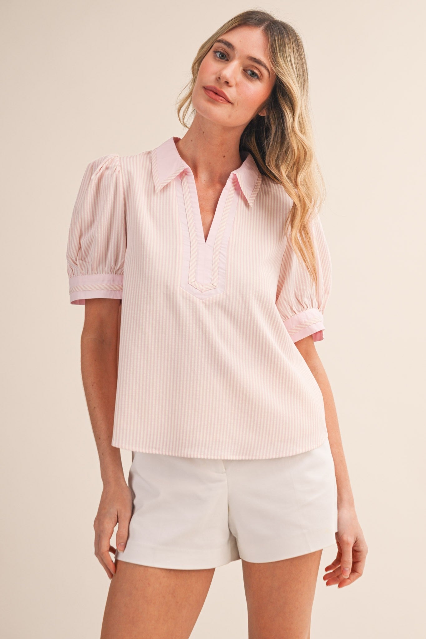 Harbor Stripe Blouse (PRE-ORDER - AVAILABLE TO SHIP 3/3)
