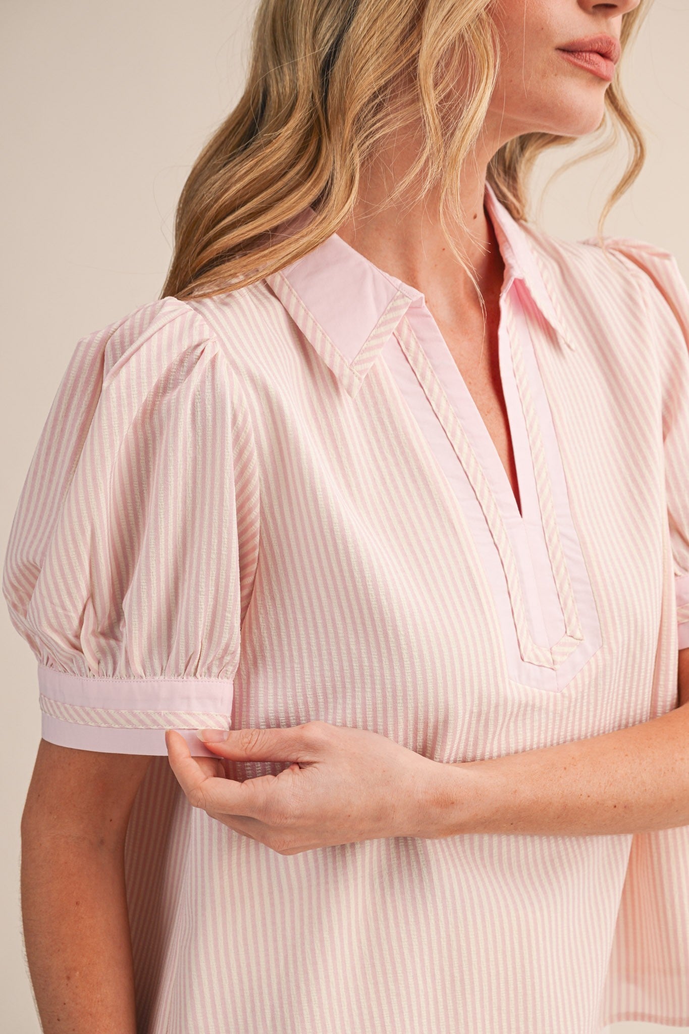 Harbor Stripe Blouse (PRE-ORDER - AVAILABLE TO SHIP 3/3)