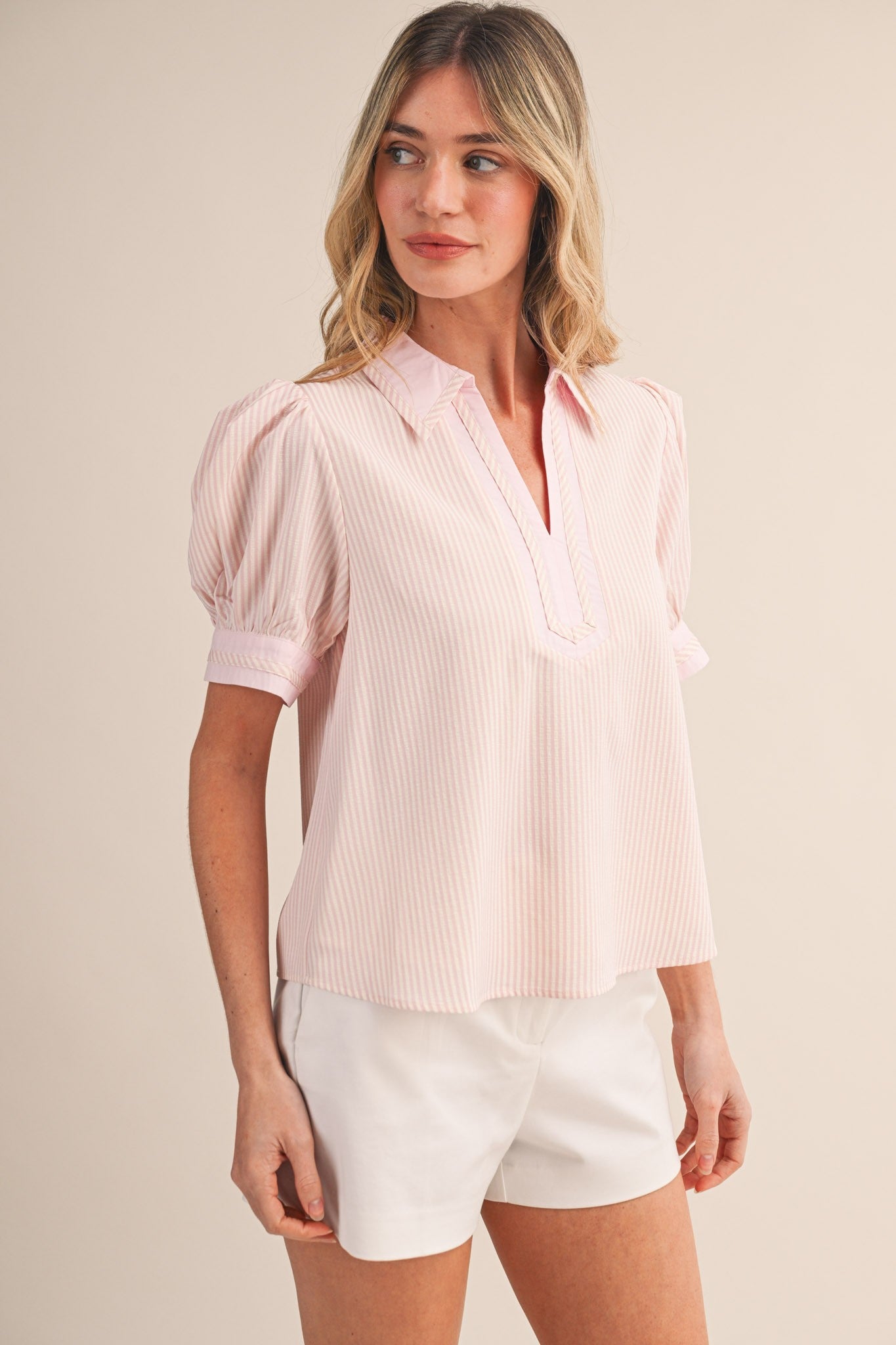 Harbor Stripe Blouse (PRE-ORDER - AVAILABLE TO SHIP 3/3)