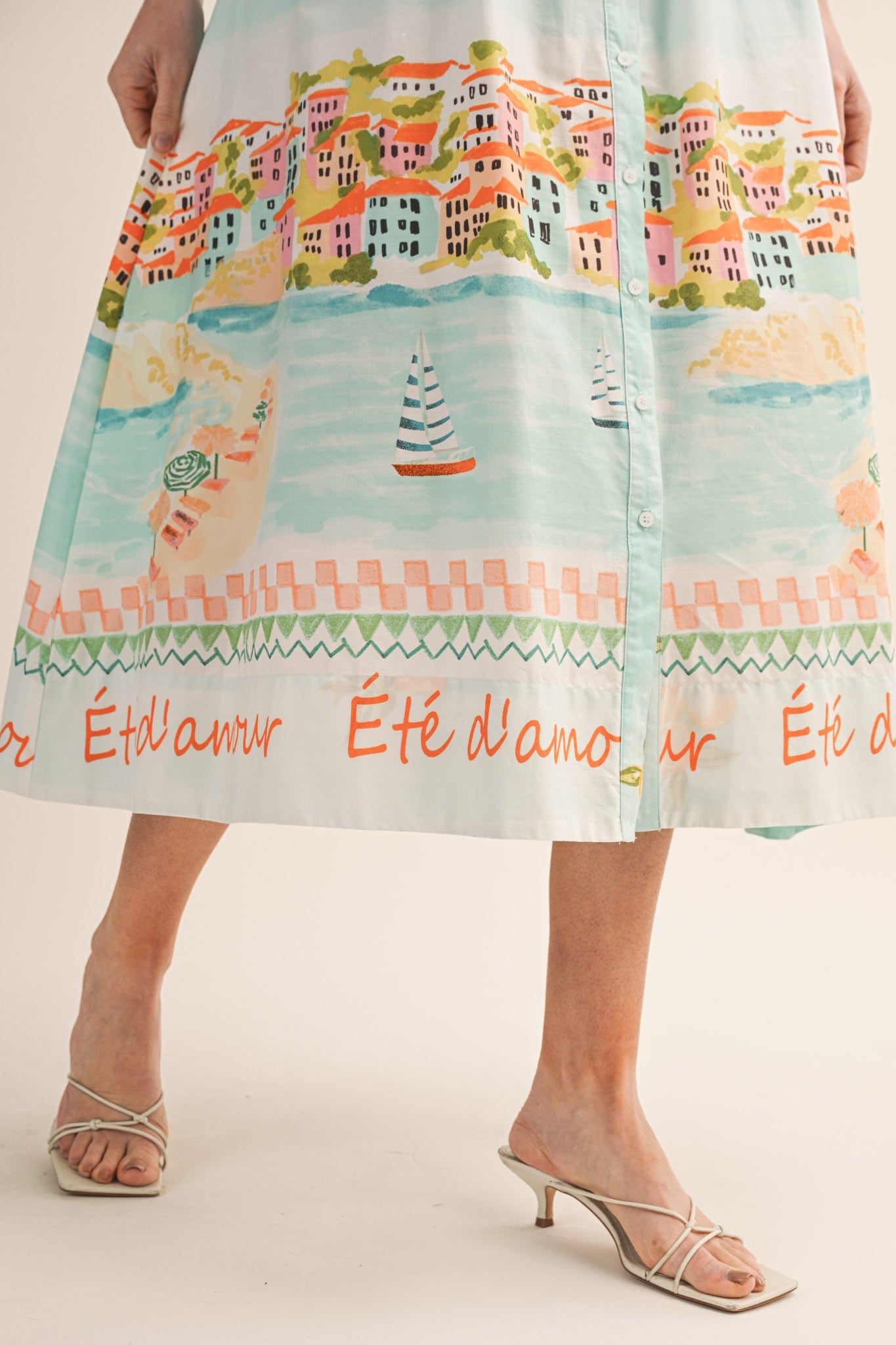 Capri Coast Midi Dress