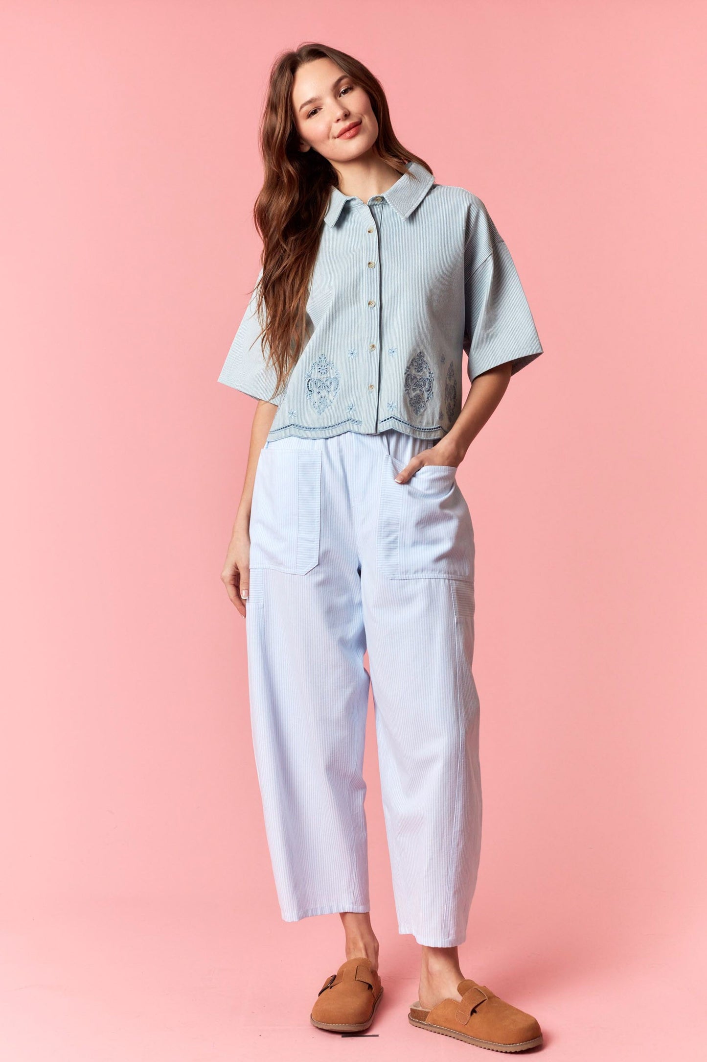 Cloud Nine Barrel Pants