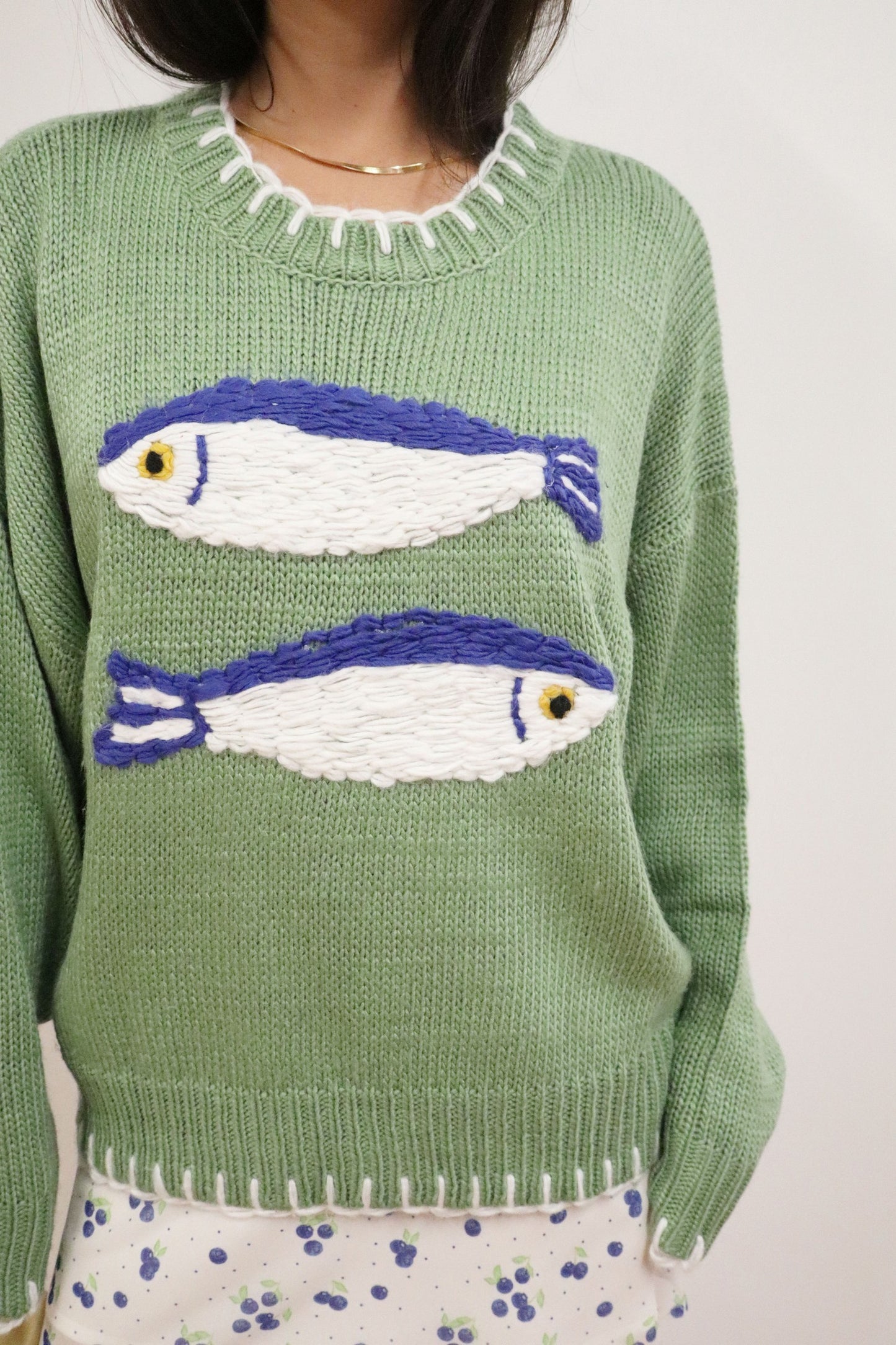 Catch Of The Coast Knitted Fish Sweater