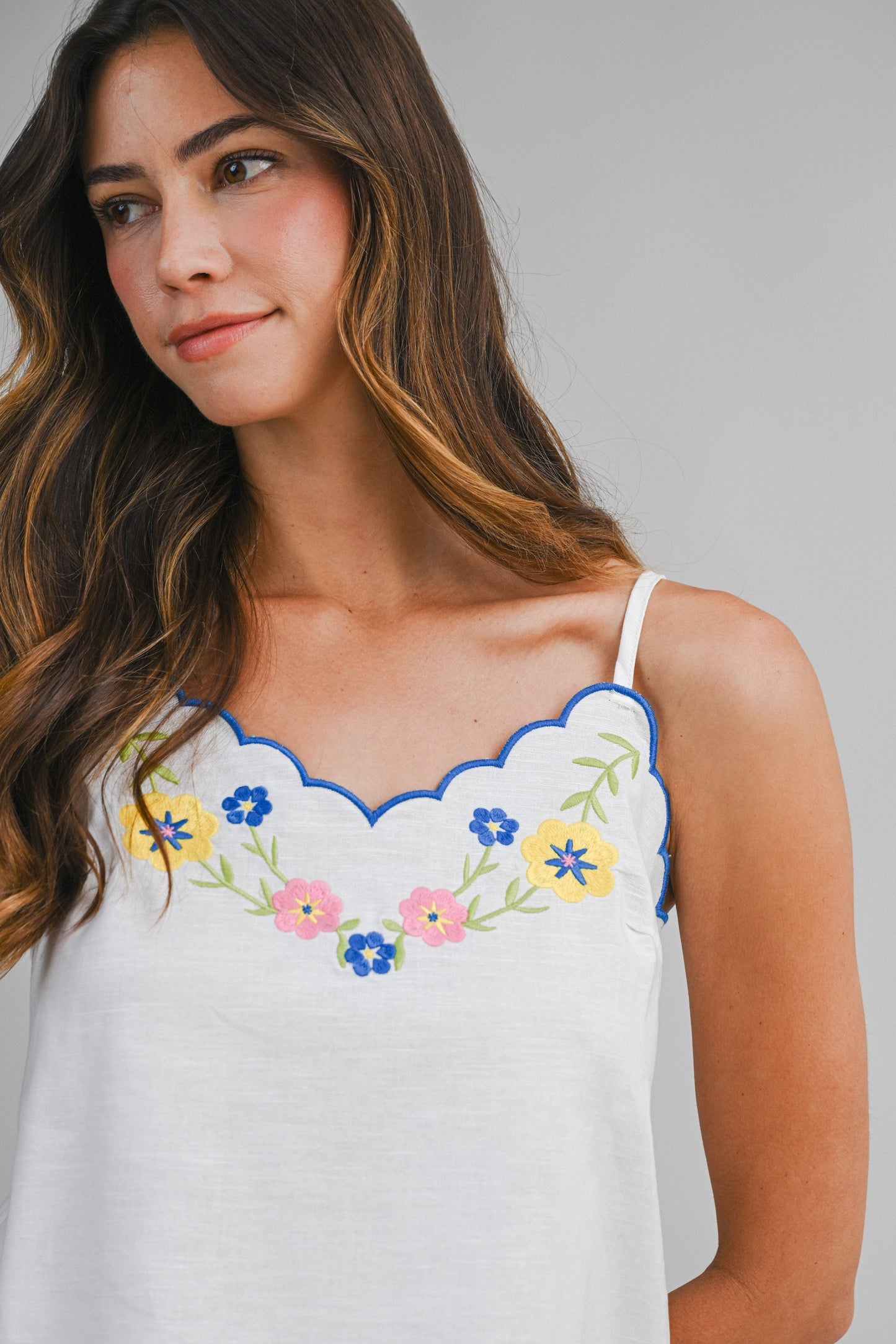 Wildflower Embroidered Top & Shorts Set (PRE-ORDER - AVAILABLE TO SHIP 2/11)