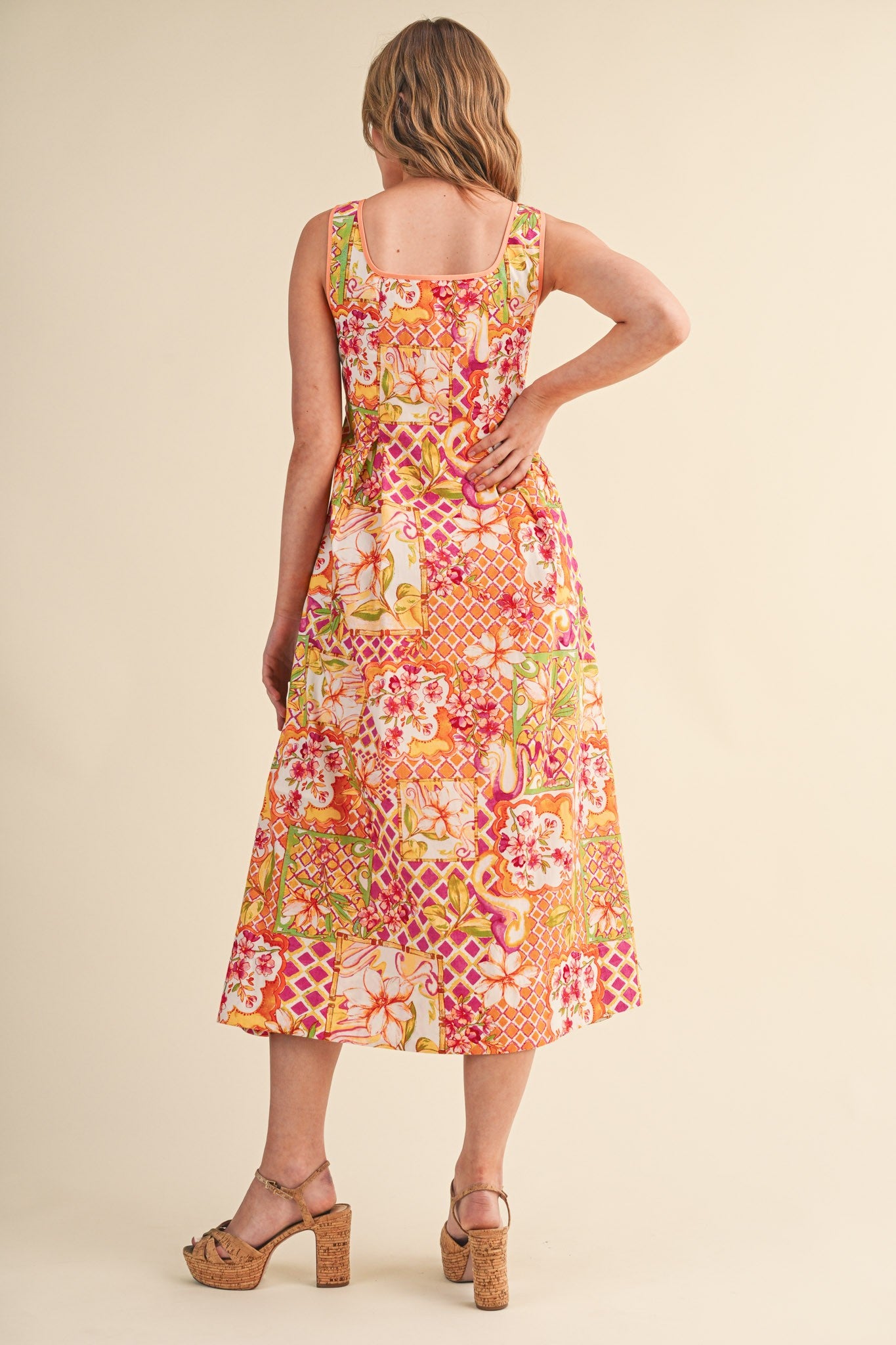 Sun Kissed Midi Dress - PREORDER (AVAILABLE TO SHIP 7/3)
