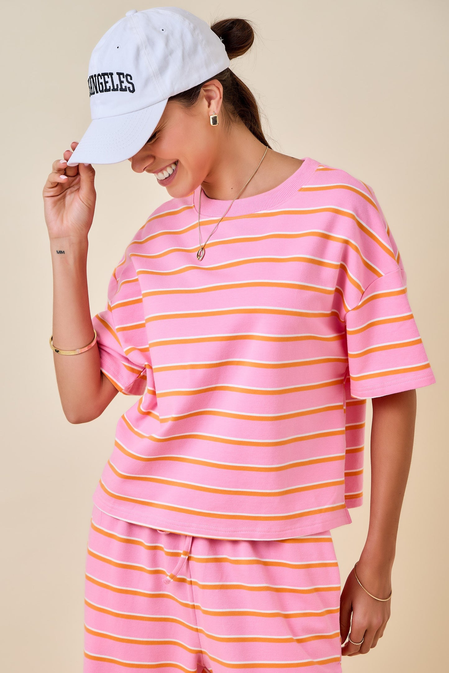 Pink Sunset Lounge Top (PRE-ORDER/AVAILABLE TO SHIP 9/12)