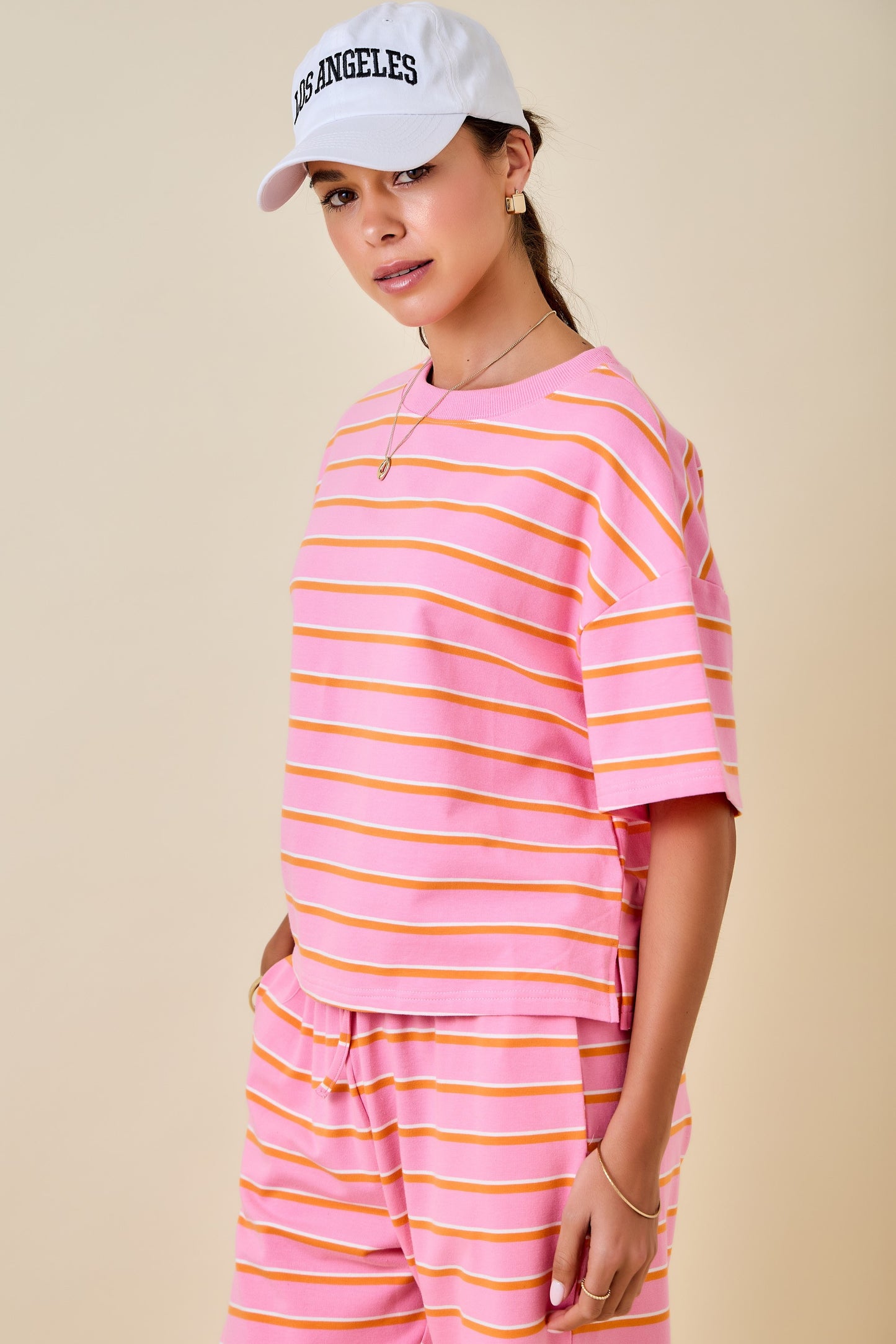 Pink Sunset Lounge Top (PRE-ORDER/AVAILABLE TO SHIP 9/12)