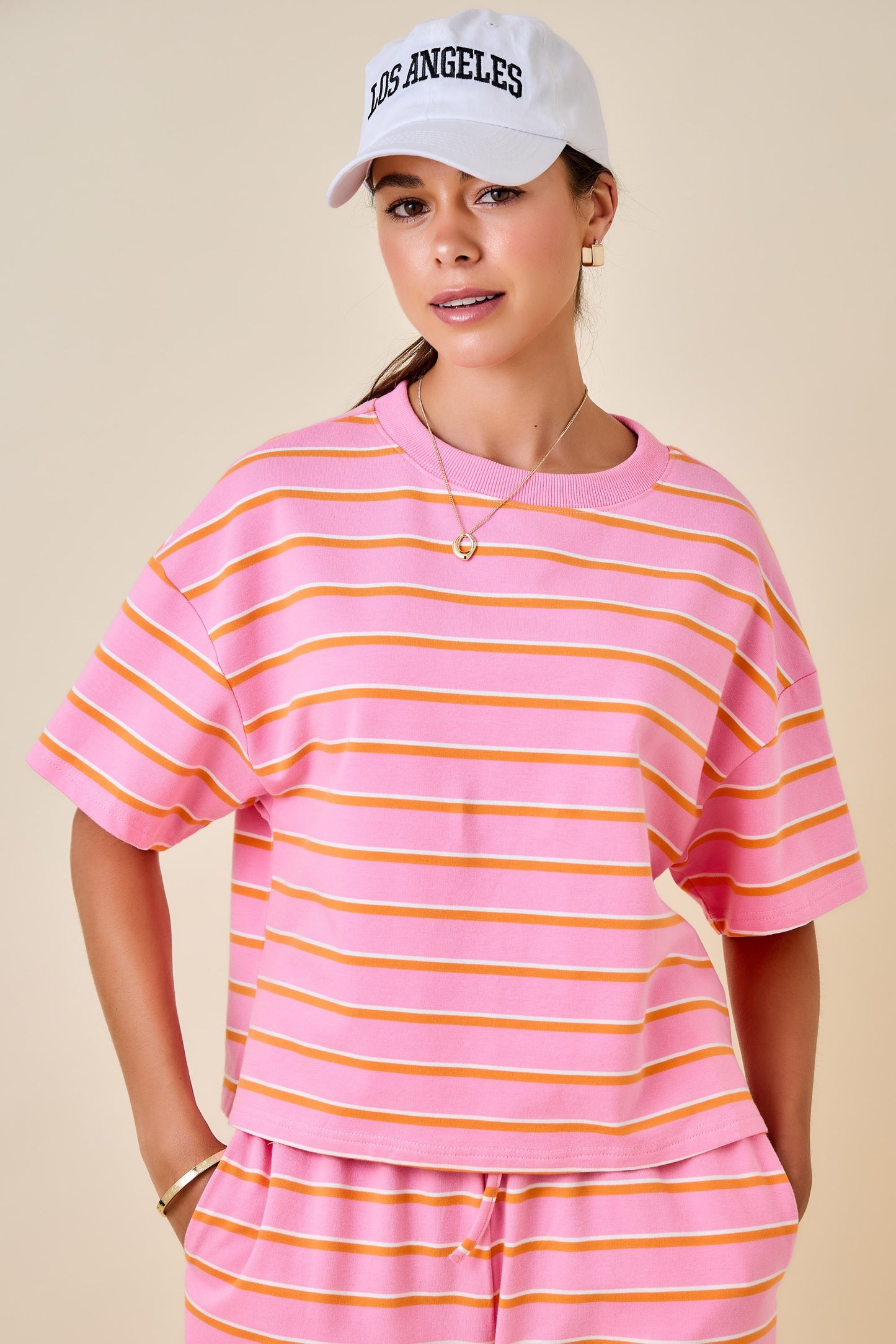 Pink Sunset Lounge Top (PRE-ORDER/AVAILABLE TO SHIP 9/12)