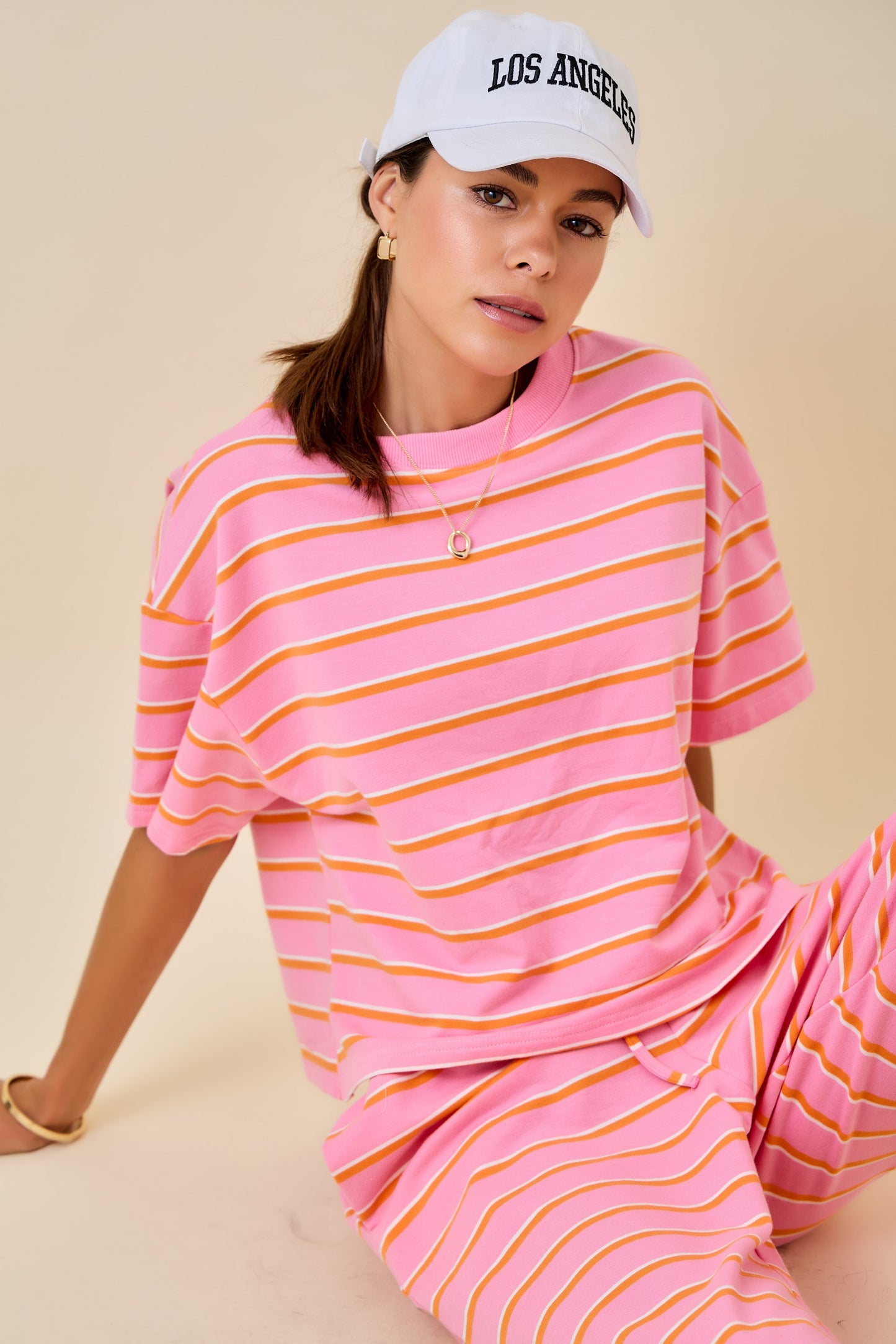Pink Sunset Lounge Top (PRE-ORDER/AVAILABLE TO SHIP 9/12)