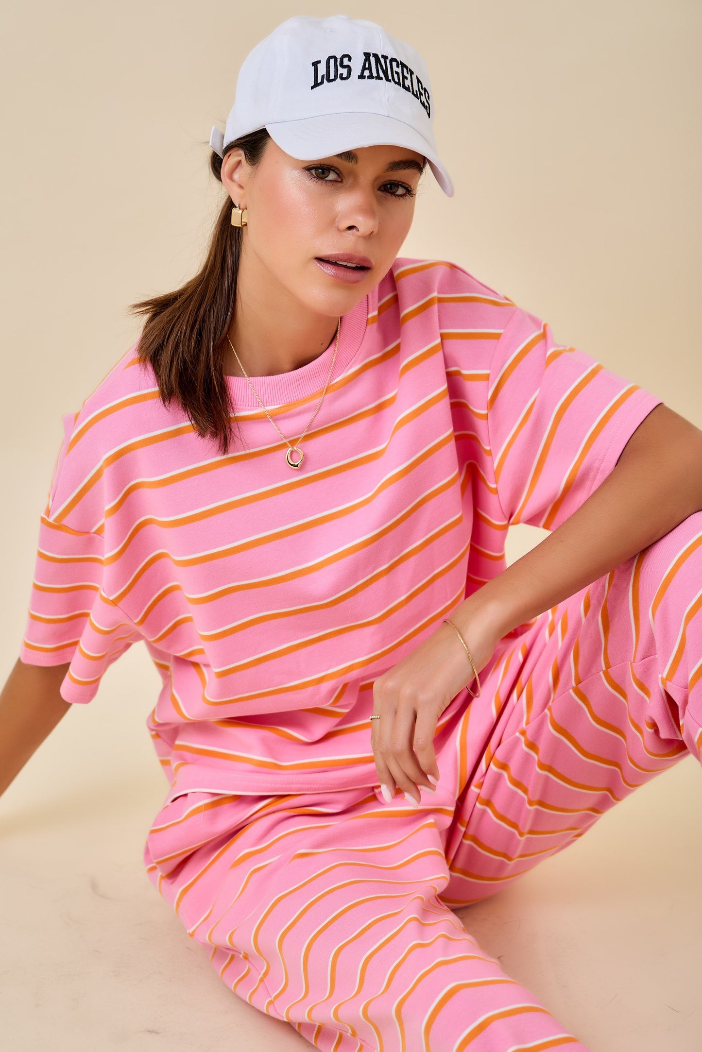 Pink Sunset Lounge Top (PRE-ORDER/AVAILABLE TO SHIP 9/12)