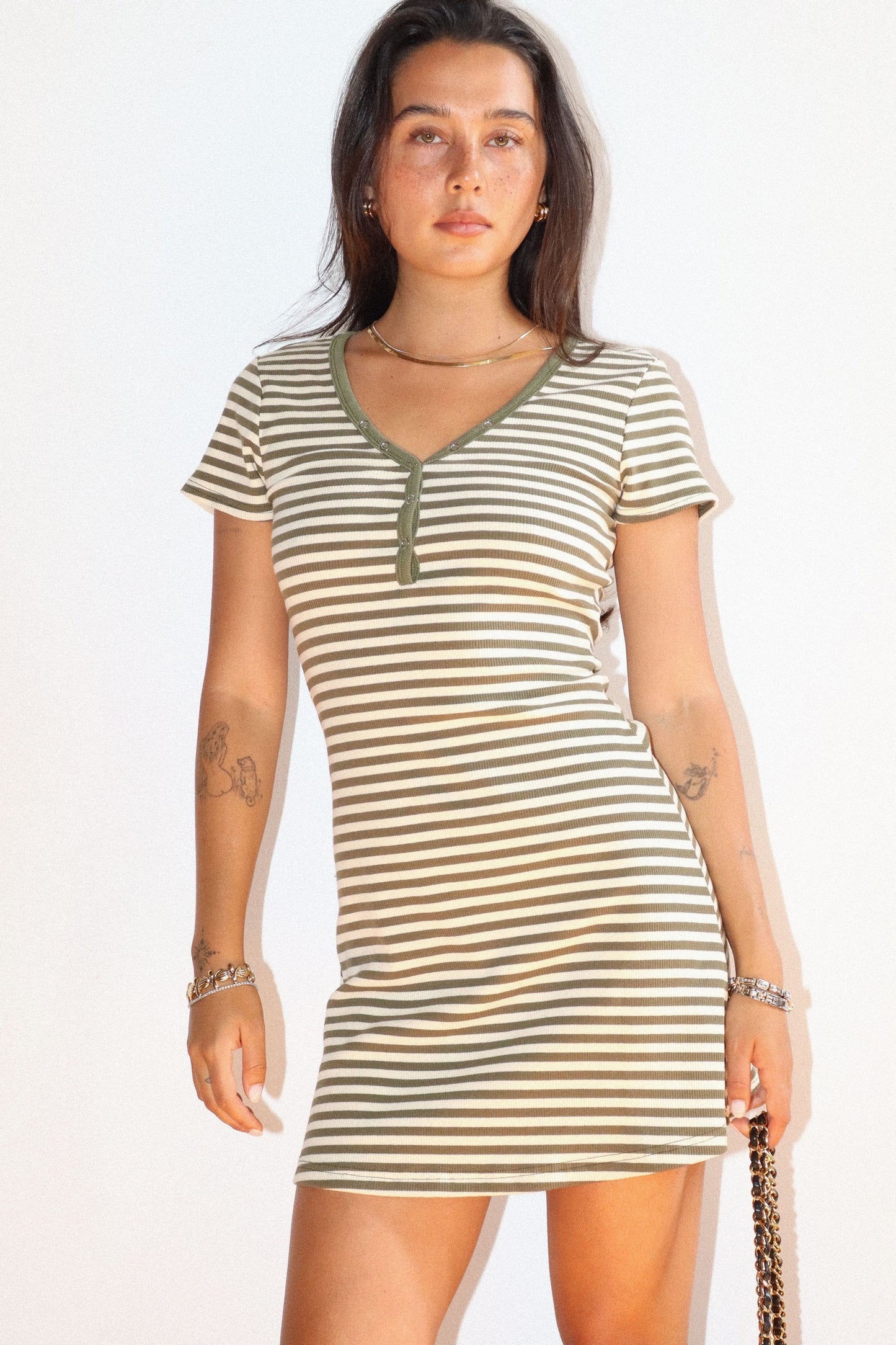 Stella Striped Mini Dress