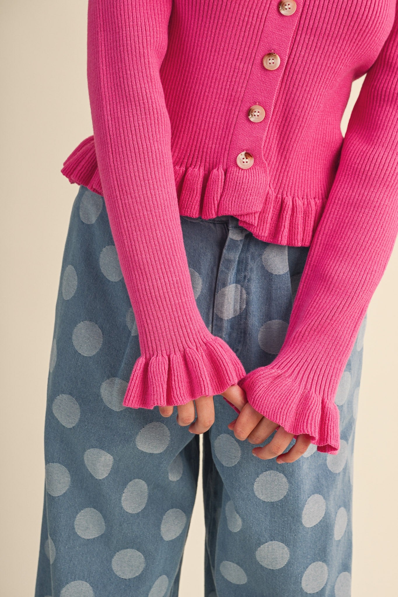Sweetheart Ruffled Cardigan - PREORDER (AVAILABLE TO SHIP 7/3)
