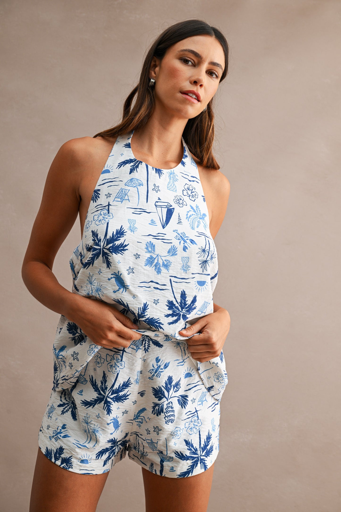 The Capri Halter Set