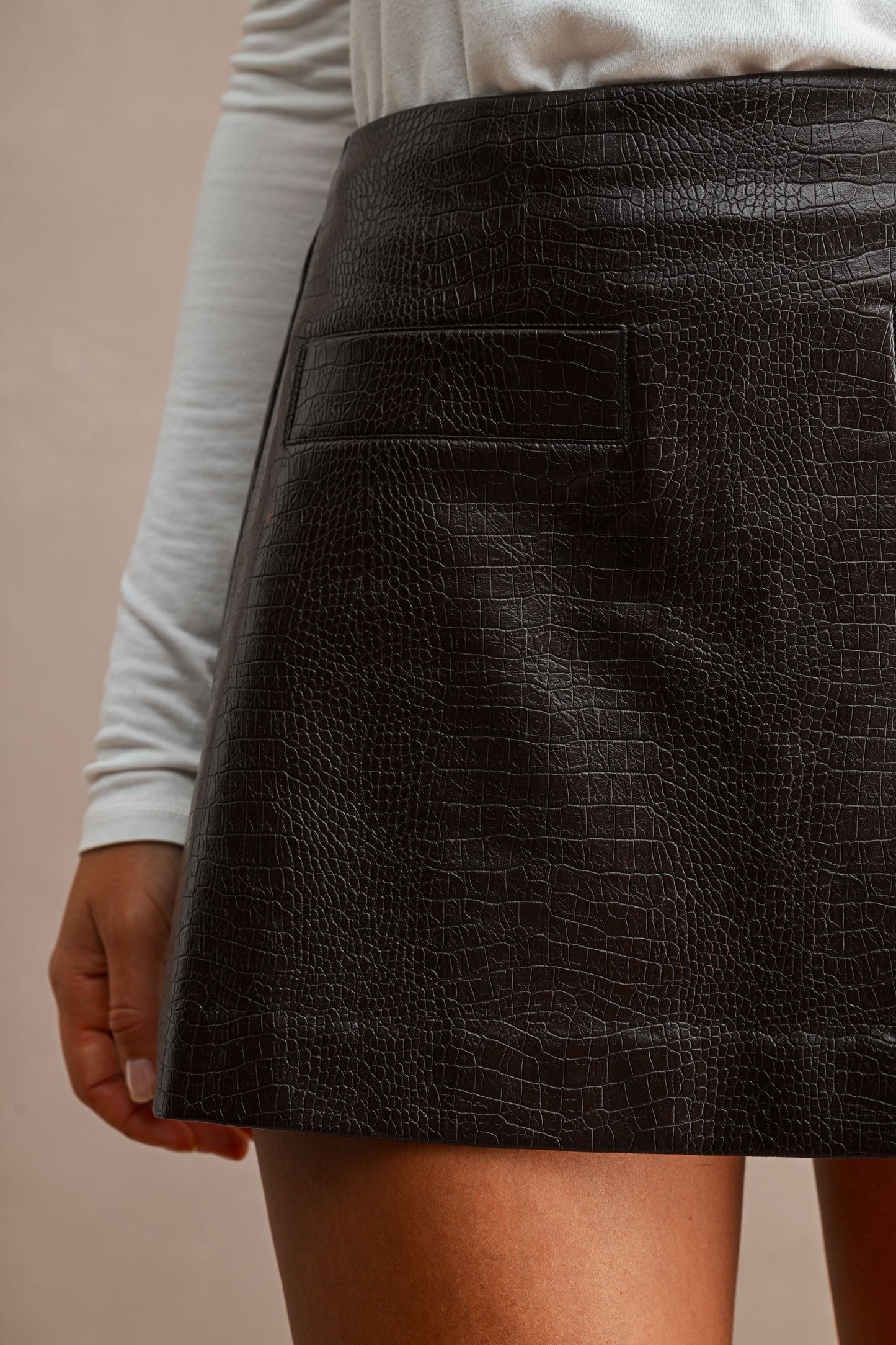Stella Black Mini Skort