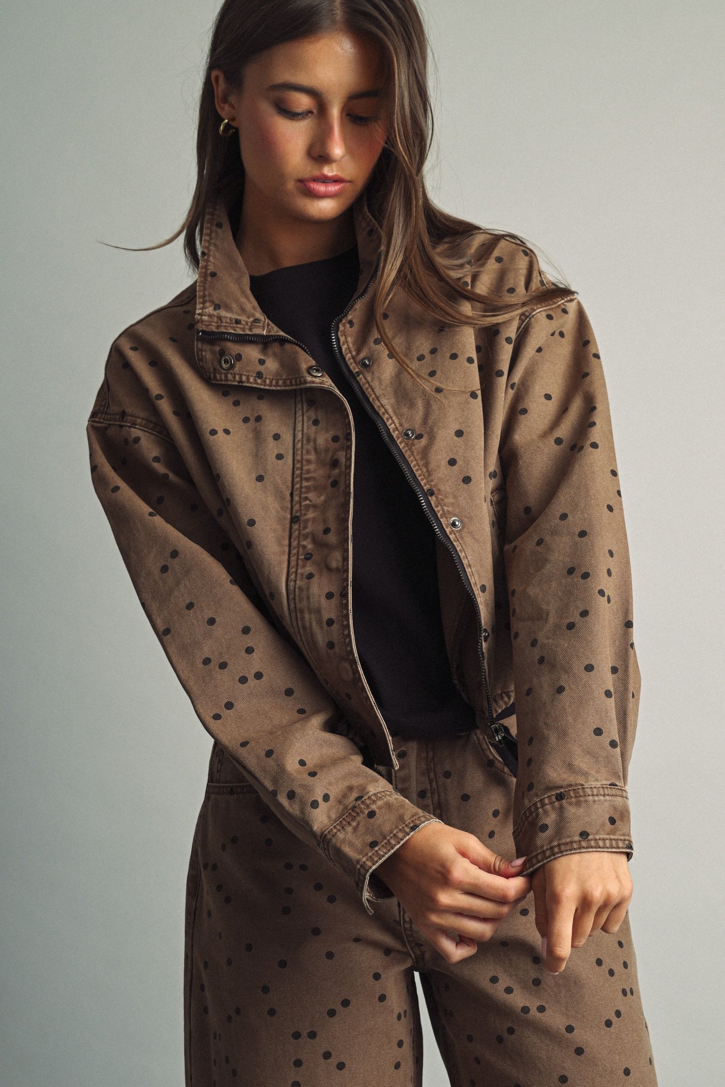 The Piper Polka Dot Jacket (PRE-ORDER/AVAILABLE TO SHIP 9/18)
